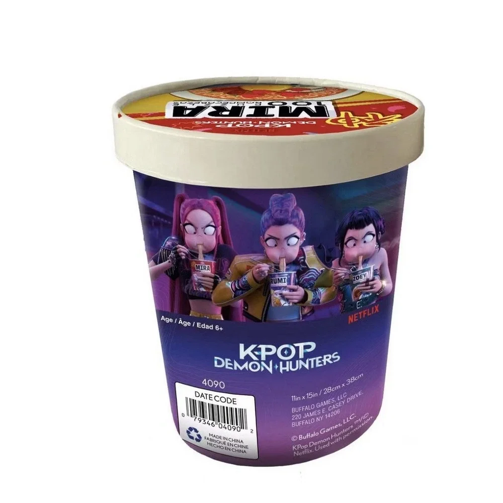Sealed NEW Kpop Demon Hunters Mira Ramen Ramyun Noodle Puzzle 100pc